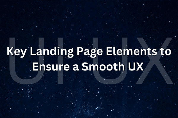 This image emphasizes the importance of UX for landing page success.