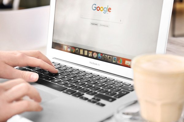 A person using google search.