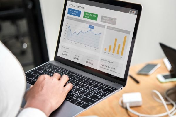 person checking data and seo performance in web toolsperson checking data and seo performance in web tools
