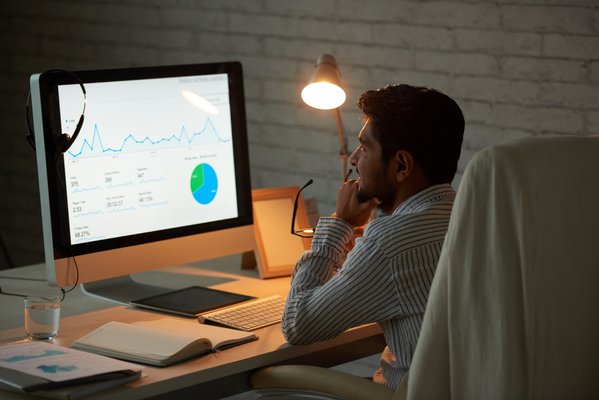 A man doing Google Ads Bidding Strategies