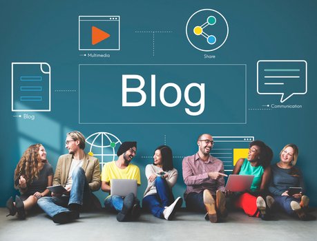 Content SEO professionals working together on blog optimization and strategy development.