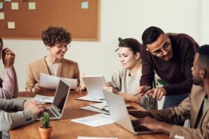 Seo specialists working on a project