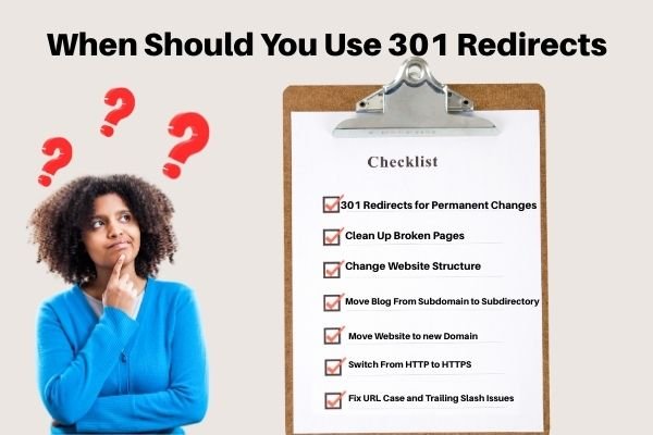 When Should You Use 301 Redirects