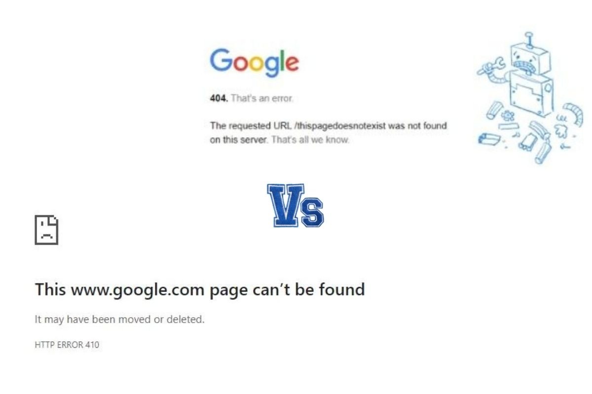 Blog 3 404 Error VS 410 Error SEO