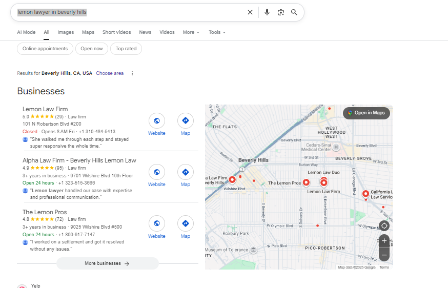 Alpha Law Firm – Beverly Hills Lemon Law