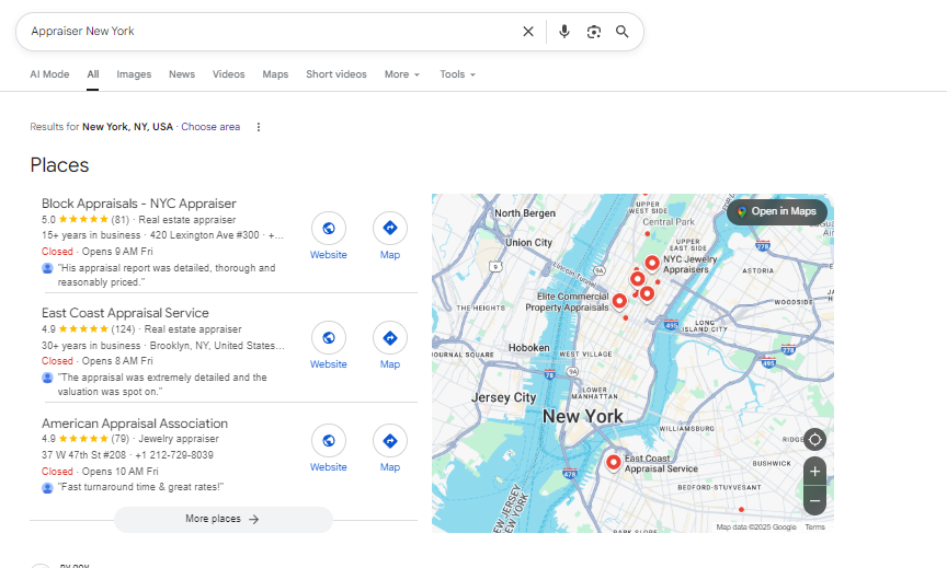 Block Appraisals – NYC Appraiser