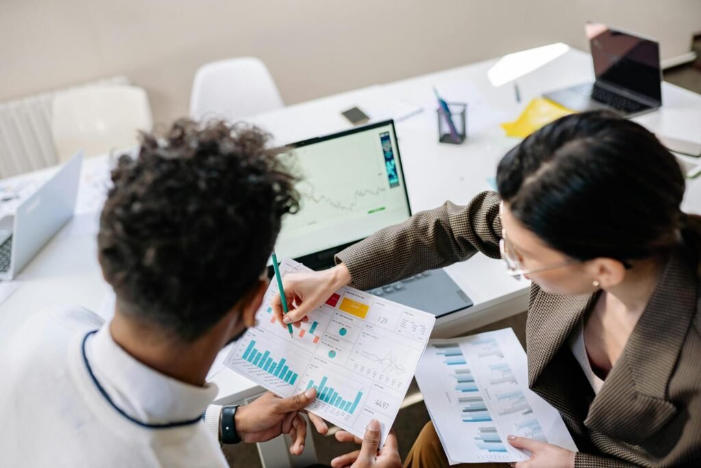 Business person tracking their Google ads data