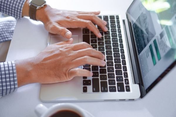 Man implementing content