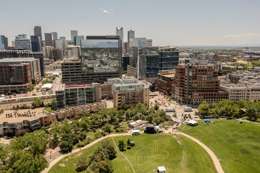 denver aerial view
