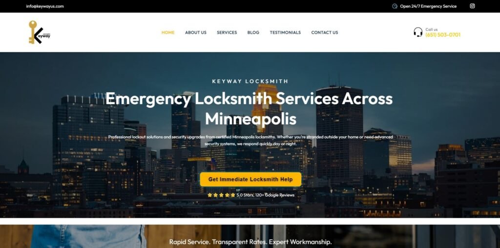 keywayus desktop view