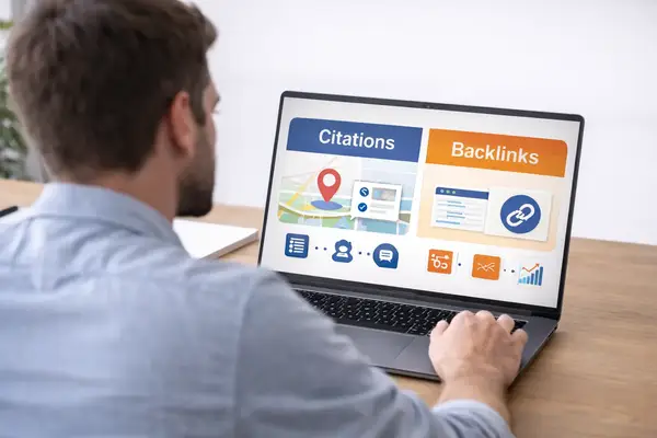 Comparing citations and backlinks