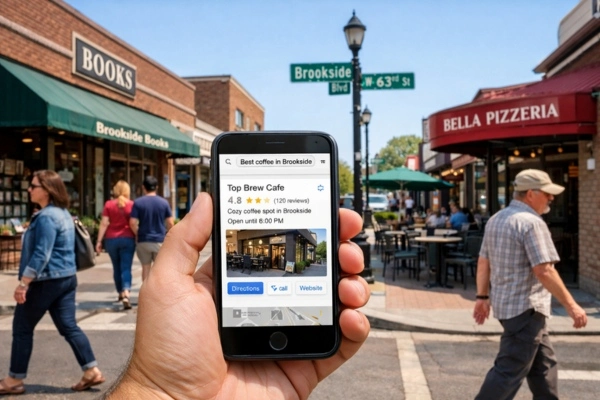 Neighborhood-based local search on smartphone.