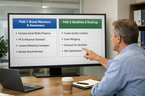 SEO strategy planning for business goals.