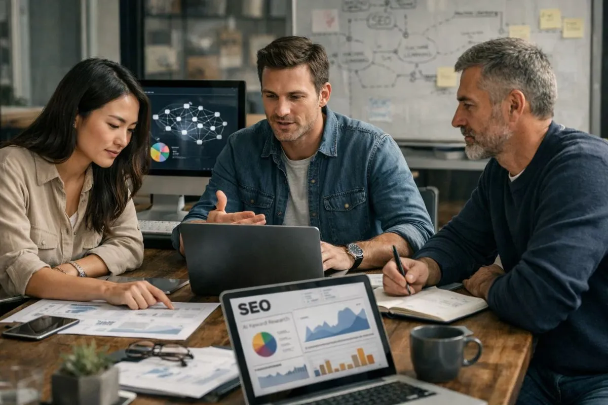 AI-powered SEO team strategy planning
