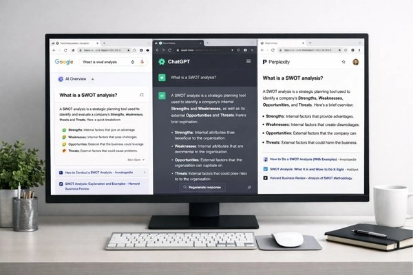 Enterprise SEO visibility across AI and traditional search engines