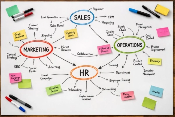 Enterprise SEO Vs Traditional SEO In 2026: 10 Differences That Actually Matter 4 Keyword cluster mapping across business units for enterprise SEO strategy