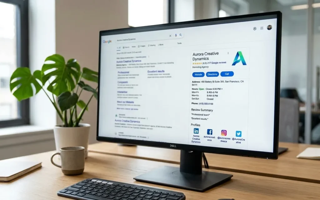 Google Knowledge Panel example for brand search
