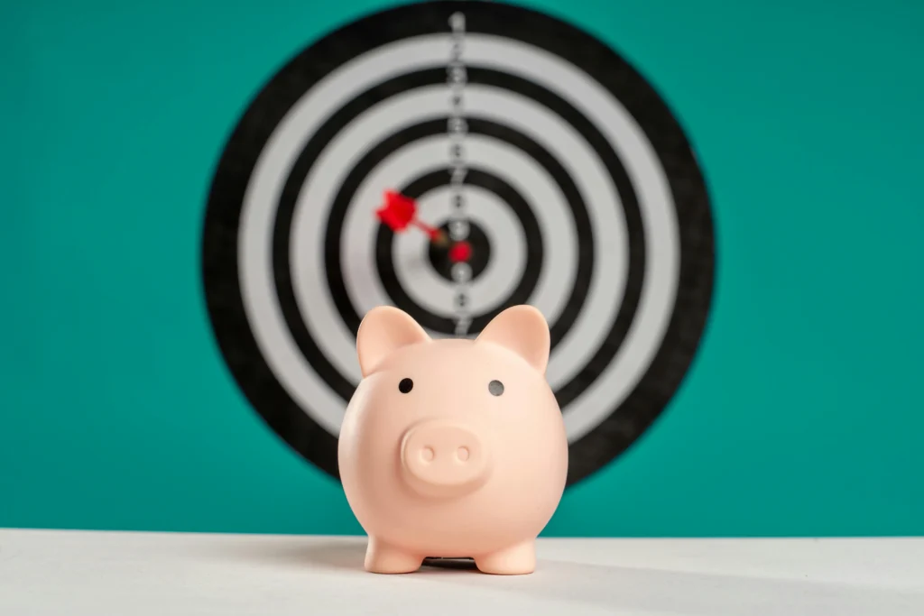 A dart target representing the goals achieved by hiring an SEO expert