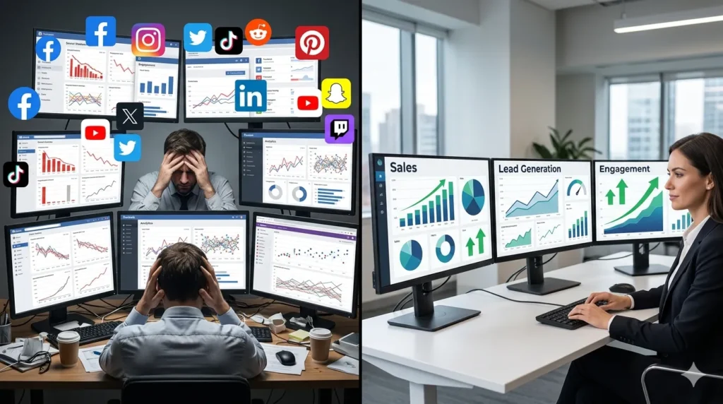 Scattered marketing channels versus focused 3-3-3 rule distribution strategy