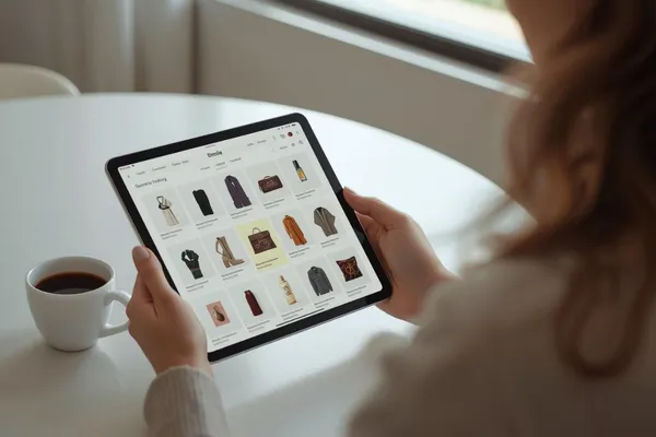 How Does AI Personalized Search For E-Commerce Work 2026 1 Shopper viewing AI personalized search for e-commerce results on tablet device
