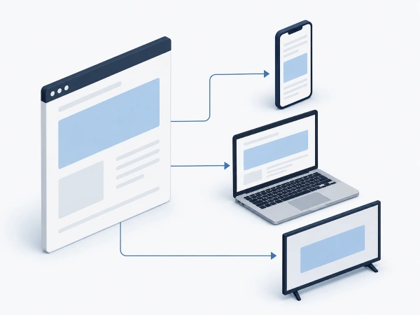 Home Remodeling Retargeting Ads That Convert In 2026 1 Illustration of retargeting ads following a website visitor across phone, laptop, and TV