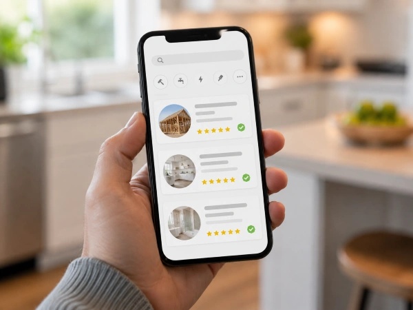 How To Get Remodeling Leads From Google In 2026 3 Local Service Ads style listings above search results for a remodeler