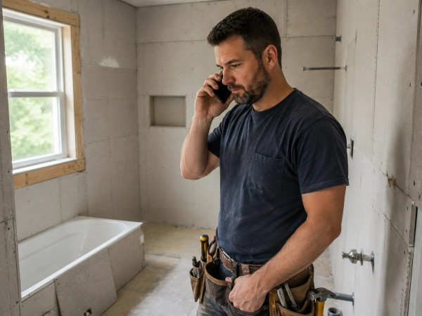 Local SEO For Remodelers In 2026, Backed By 87 Campaigns 4 Remodeler taking a direct call from an organic search lead