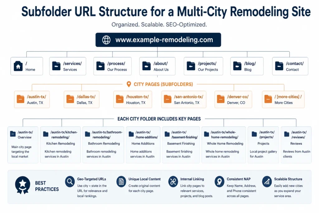 subfolder URL structure for multilocation remodeler