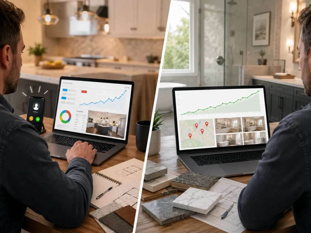 a man monitoring seo and google ads results