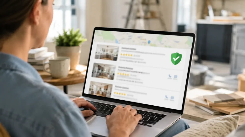 person working to get google guaranteed badge