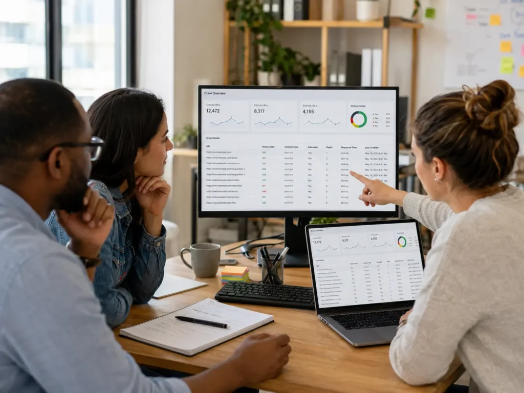 Best SEO Tools For Home Remodeling Companies In 2026 3 SEO team running a technical site audit for a remodeling client