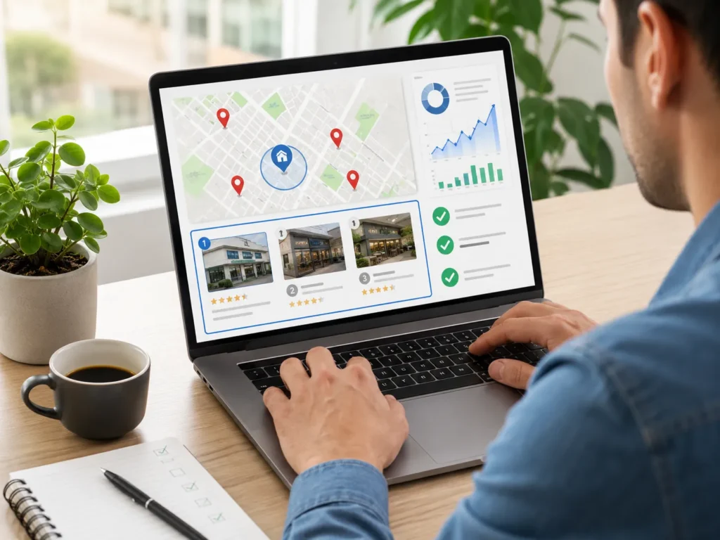 seo specialist working on local seo