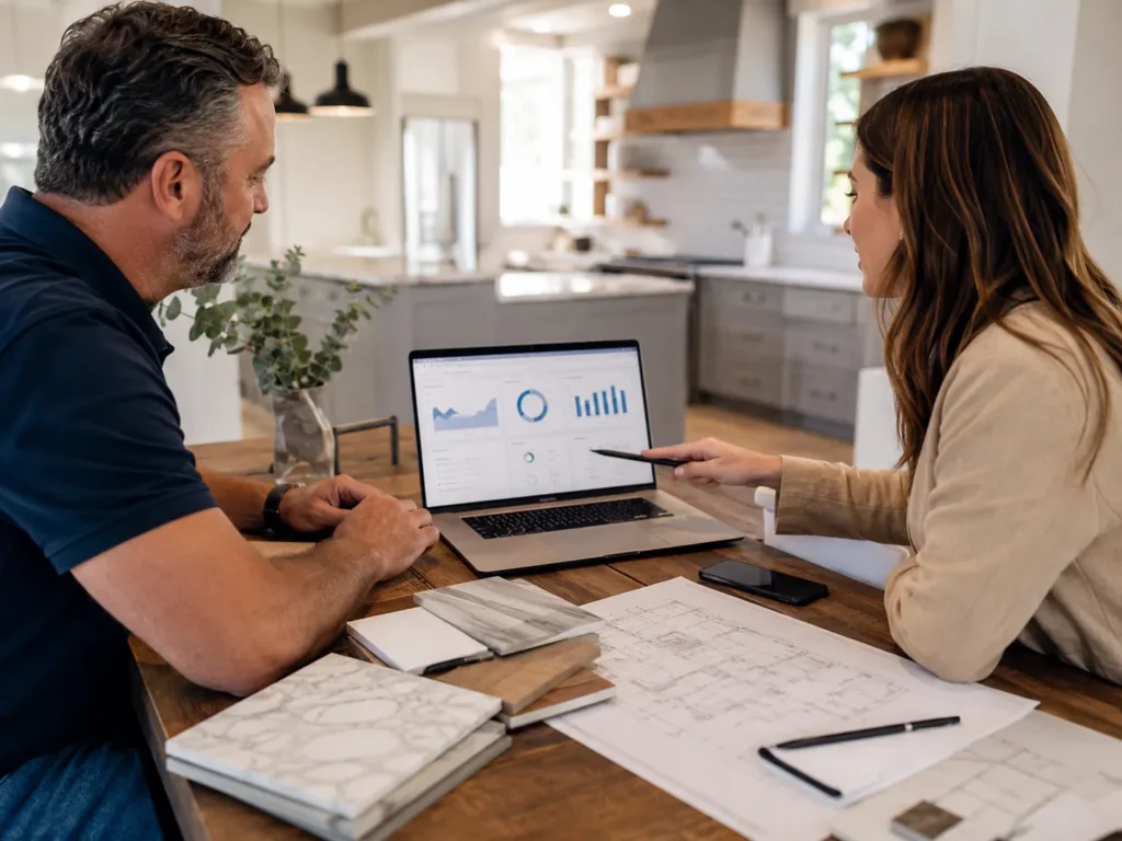 15 SEO Strategies For Home Improvement & Renovation Companies 3 seo team discussing about seo strategy