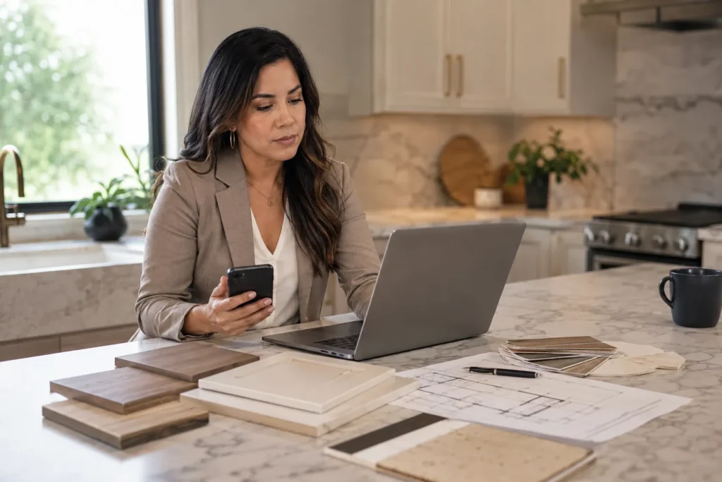 Google Local Services Ads For Remodelers: What Works In 2026 7 woman using a laptop