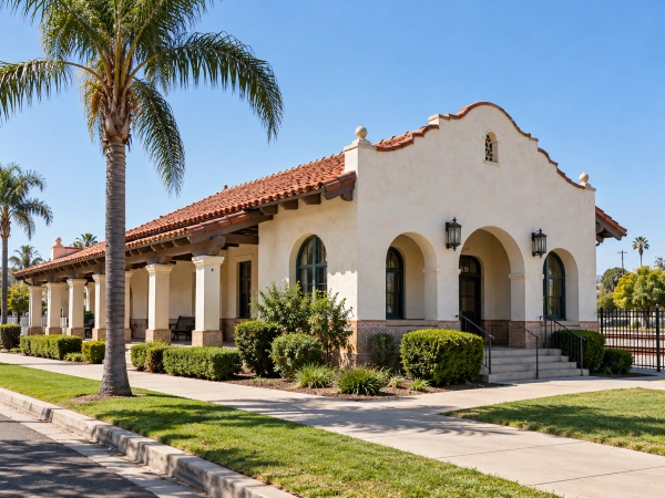 SEO Agency In Bellflower, CA 1 Restored 1927 Pacific Electric depot on Bellflower Boulevard in Bellflower, CA