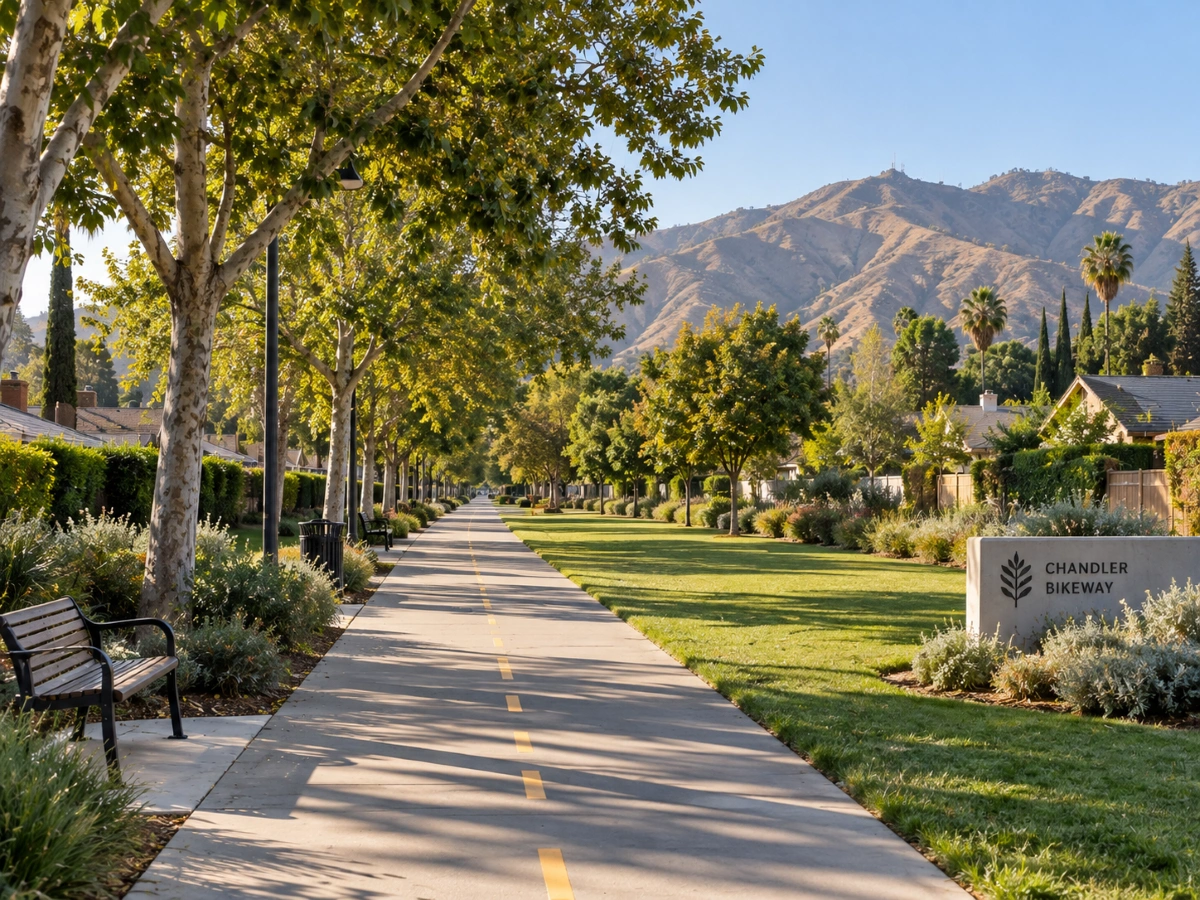 SEO Agency In Burbank, CA 3 Chandler Bikeway and the Verdugo Mountains in Burbank, CA