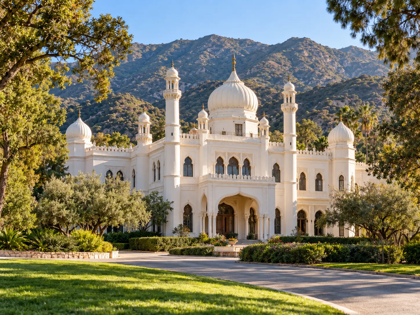SEO Agency In Glendale, CA 3 Brand Library and Art Center, the white El Miradero mansion at the foot of the Verdugo Mountains in Brand Park, Glendale, California