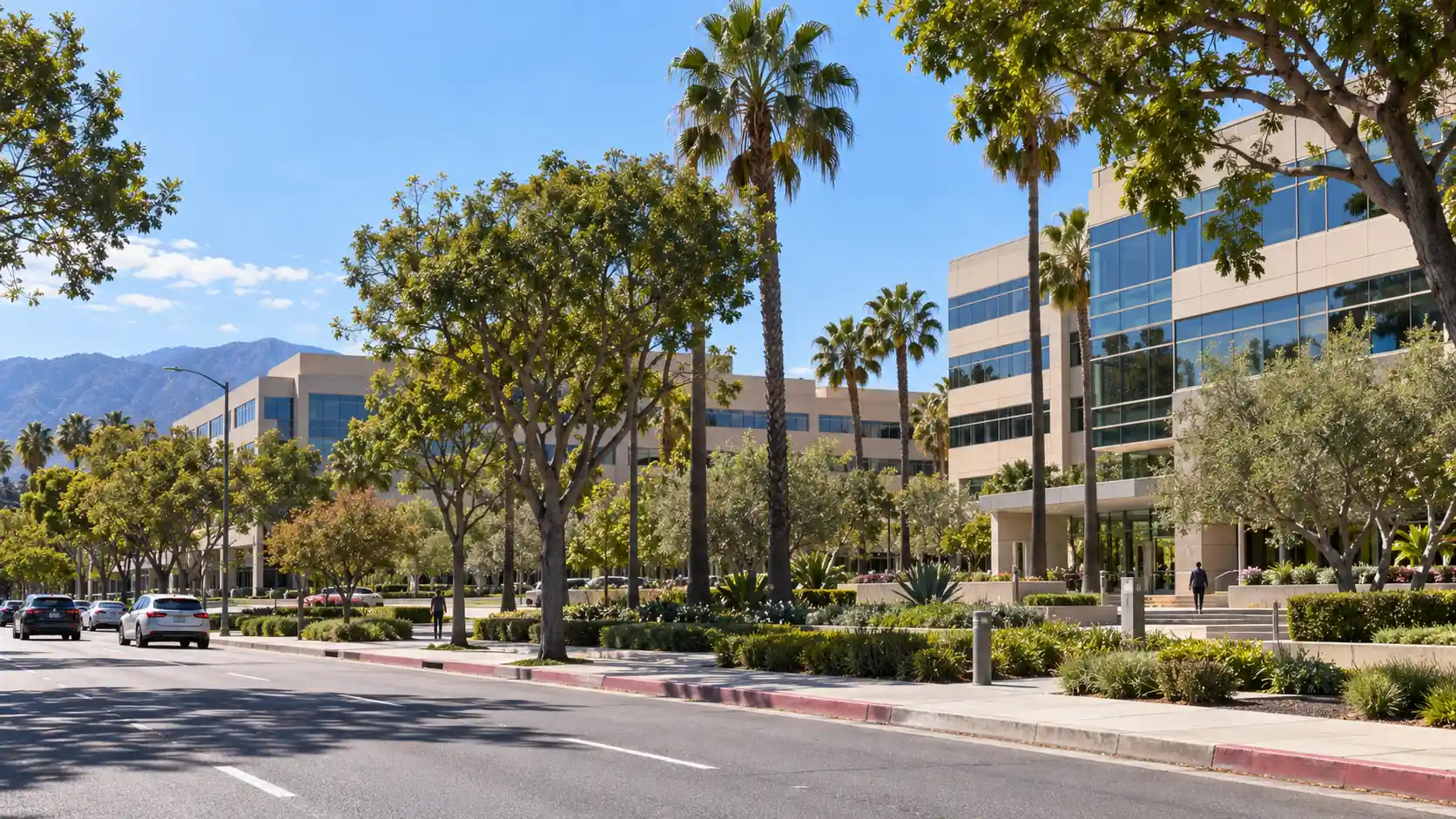Corporate office campus on Walnut Grove Avenue in Rosemead, CA