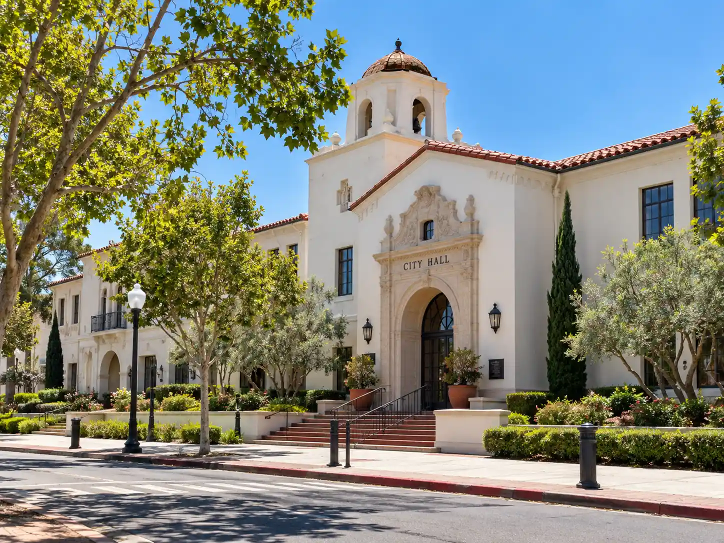 San Gabriel City Hall on Mission Drive, San Gabriel, CA