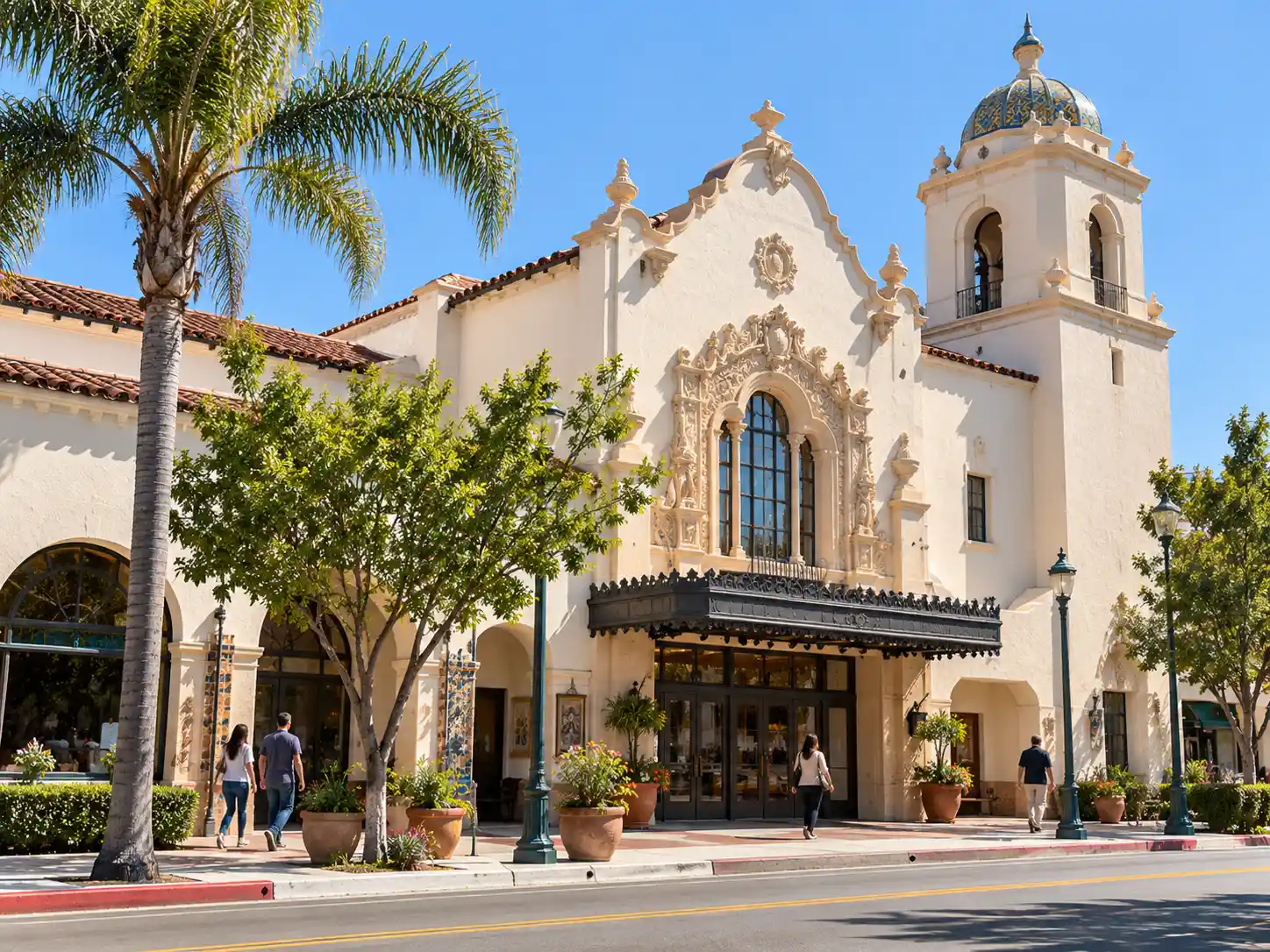 San Gabriel Mission Playhouse on Mission Drive, San Gabriel, CA