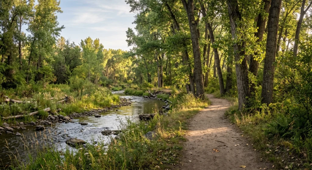 Cottonwoods along Ralston Creek in Arvada, CO