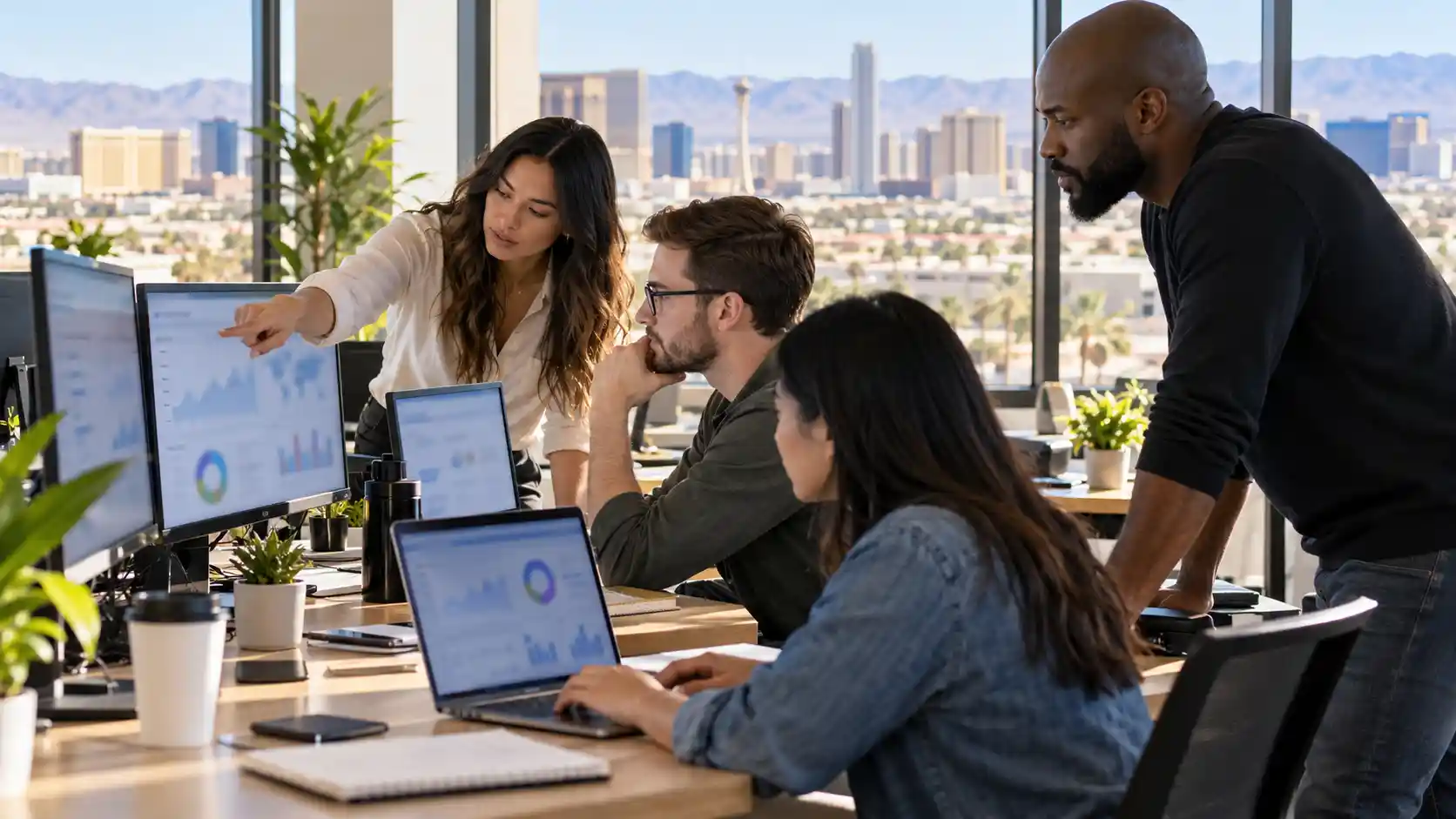 SEO specialists in an SEO agency in Paradise, NV
