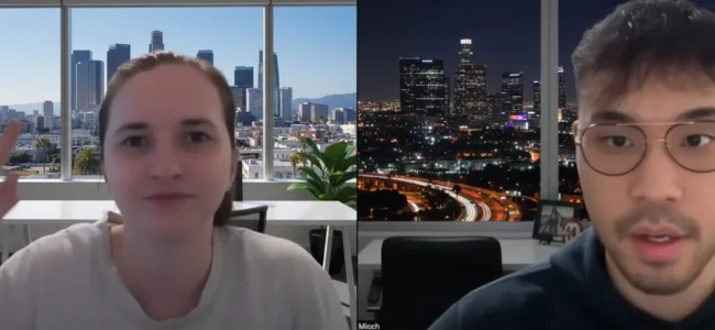 A female business owner in Los Angeles undergoing SEO strategy session