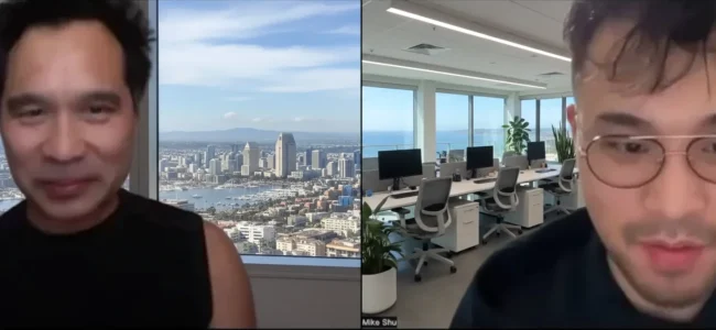 Business owner undergoing San Diego SEO strategy via Zoom