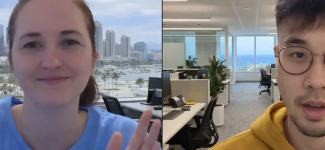 Digital analyst evaluating website traffic and SEO performance in a remote client meeting in Denver, CO