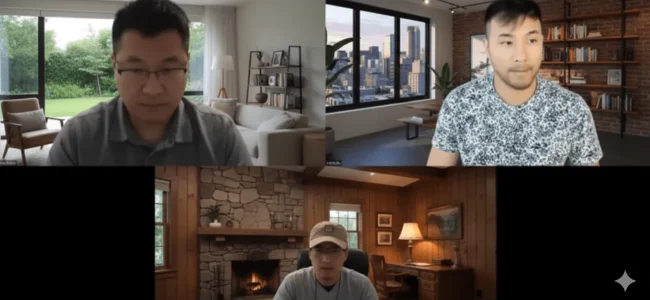 zoom meeting with the clients