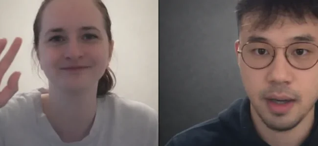 LA entrepreneur discussing SEO strategy in a virtual call