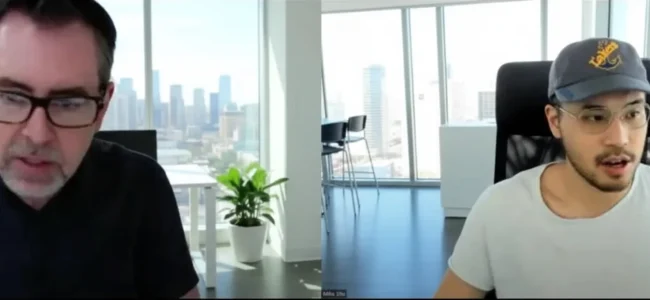 Las Vegas SEO meeting with client