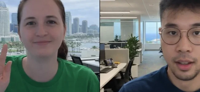 Marketing expert consulting with a client on SEO improvements over a video meeting in NYC, NY