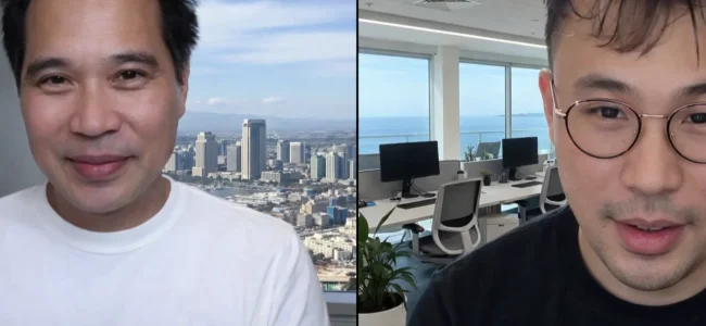 SEO analyst sharing website analytics and performance reports with a client in a virtual meeting from Denver, CO